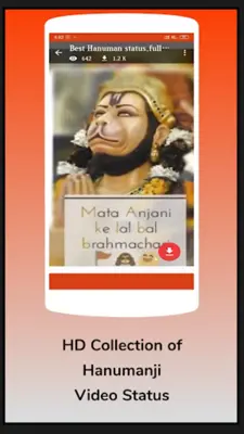 Hanumanji Video Status android App screenshot 2