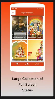 Hanumanji Video Status android App screenshot 5